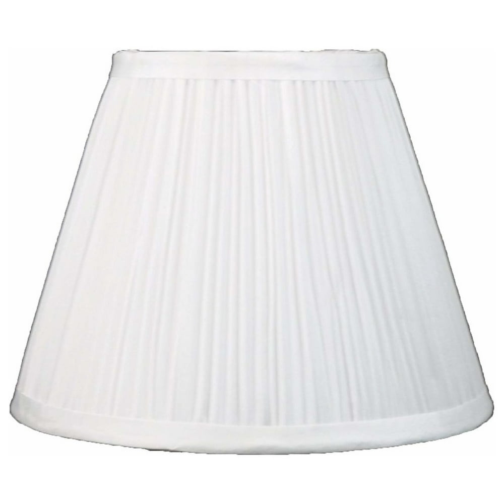 Urbanest Softback Mushroom Pleated Lamp Shade, 5x9x7", Off White