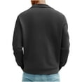 thumbnail image 4 of Tauxra Men's Long Sleeve Pullover Top, Breathable Casual Shirt for Daily Wear, Versatile and Comfortable Long Sleeve Shirt for Men, 4 of 7