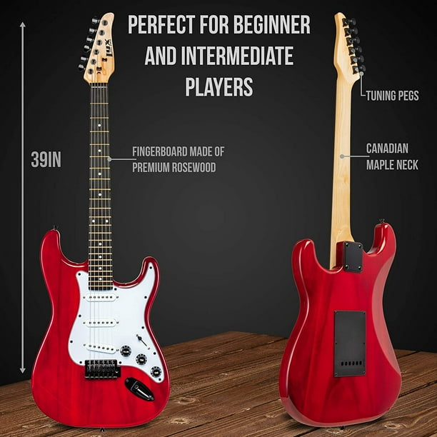 LyxPro CS 39 Beginner Electric Guitar - Walmart Business Supplies