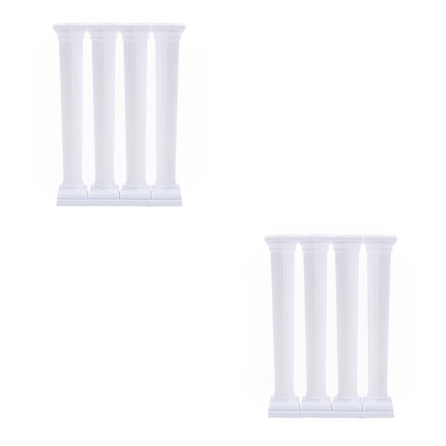 Inteprter 4 Uds. Soporte para pasteles, bodas, cumpleaños, postres, Mousse, aperitivos, dulces, galletas, magdalenas, soporte para el hogar, L 2piezas