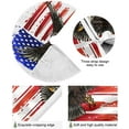 thumbnail image 2 of FMSHPON 4th of July Patriotic American EagleUSA Flags Xmas Christmas Tree Skirt Stand Mat for Holiday Party Decoration Indoor Outdoor 48 inches, 2 of 6