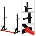 thumbnail image 3 of SalonMore Adjustable Squat Rack, Dipping Station Barbell Rack Dip Stand, Fitness Bench Press Equipment, 3 of 11