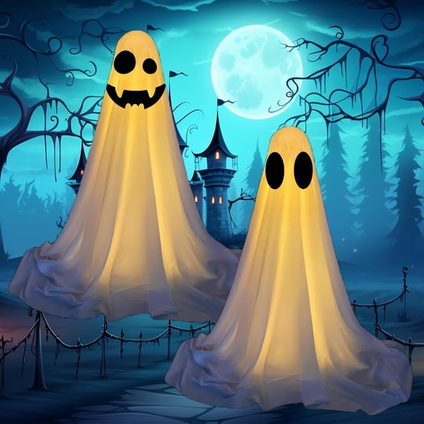 Kits de Fantasmas Iluminados XINYU Decoración de Halloween 2 Piezas