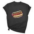 thumbnail image 3 of Mifsaly 4Th of July Shirts Women Crew Neck Short Sleeve Cotton T Shirts Usa Graphic Summer Independence Day Tops Loose Fit Breathable Patriotic Tshirt XL, 3 of 3