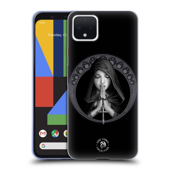 Head Case Designs Officially Licensed Anne Stokes Gothic Dark Prayer Art Nouveau Soft Gel Case Compatible with Google Pixel 4