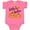 Hot Pink, variant on Inktastic Little Sister Pumpkins with Fall Leaves Girls Baby Bodysuit
