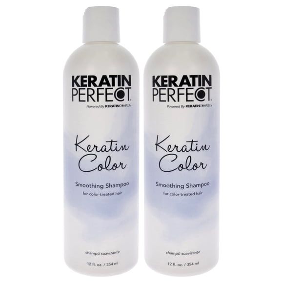 Keratin Color Shampoo by Keratin Perfect for Unisex - 12 oz Shampoo - Pack of 2