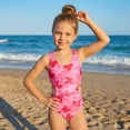 thumbnail image 2 of Girls One Piece Swimsuits 5T Swimsuit Girls Bathing Suits For Girls, 2 of 8