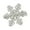 A 4cm, variant on Snowflake Hair Clips 2 PC Recent Orders Christmas Decorations Snowflake Hair Accessories Rhinestone Duckbill Hair Pins Winter Hair Clips Metal Alloy Snow Flake Hair Clips