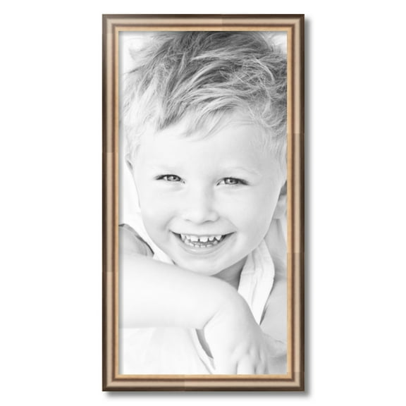 ArtToFrames 14x28" Anique Silver Picture Frame, Silver Wood Poster Frame, with Regular Acrylic and 2 (FBPL-4964)