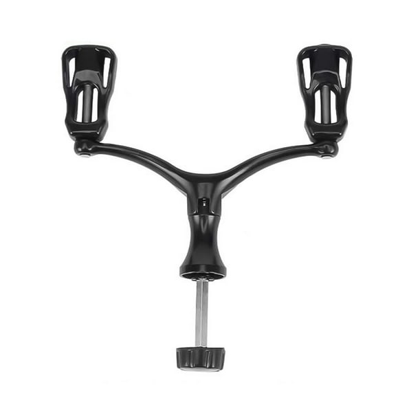 Fishing Reel Handle Bait Casting Reel Handle Double Crank Grip For 1000-4000,Black