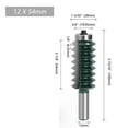 thumbnail image 3 of 12Mm Tige Doigt Joint Colle Fraiseuse Panneau Surélevé Routeur Bit pour Boiserie, 3 of 5