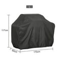 thumbnail image 2 of 600D Gas Grill BBQ Cover Canvas Heavy Duty Barbeque Dust-proof Waterproof for Weber,Char Broil, Holland, Jenn Air, Dyna-Glo, Brinkmann, 2 of 7