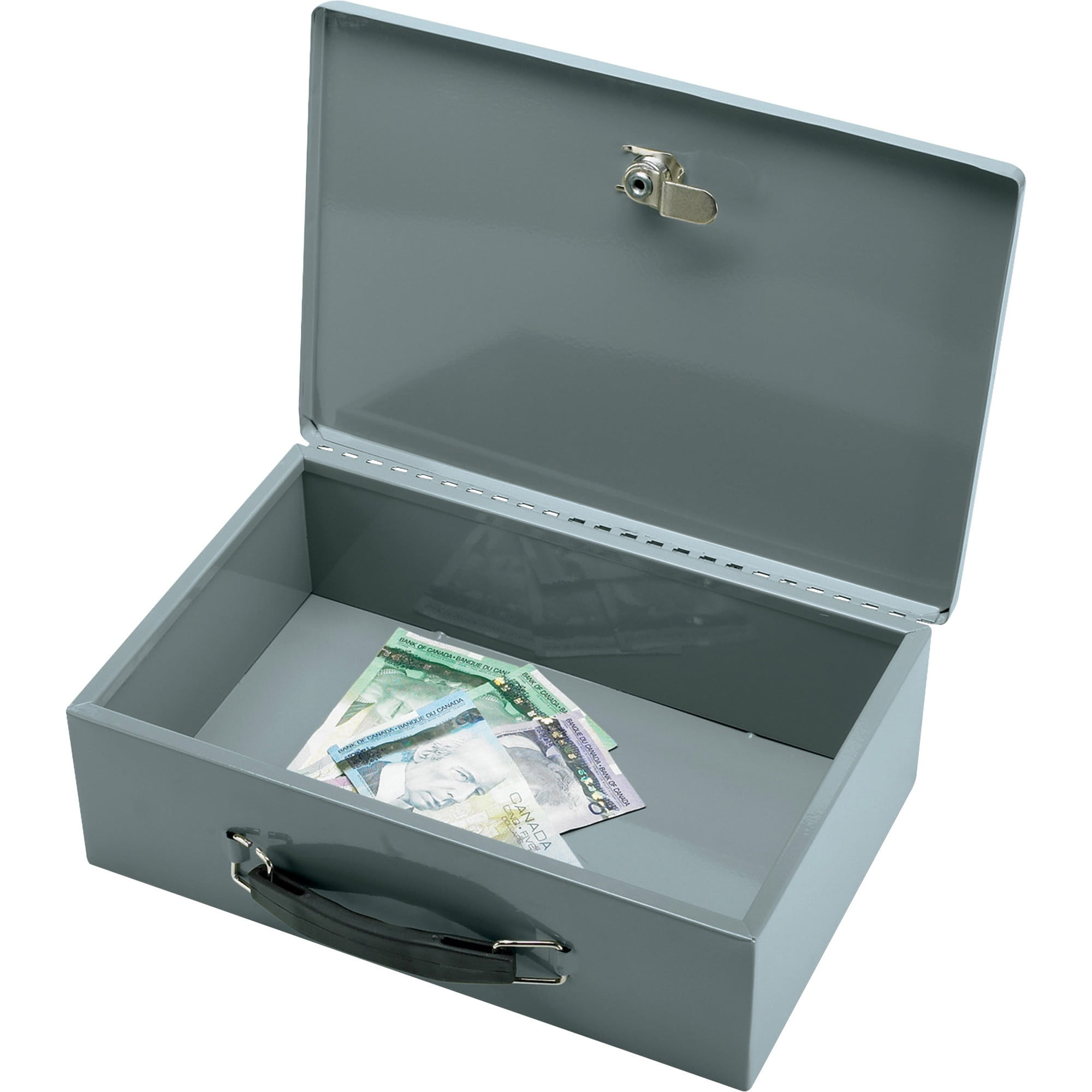 Sparco, SPR15502, AllSteel Insulated Cash Box, Gray