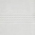 thumbnail image 3 of Habitat Alicante Sheer Dual Header Slub Sheer Fabric Curtain Panel for Brighten Any Living Space 52" x 95" White, 3 of 6