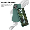 thumbnail image 2 of Entronix Silicone Soft Case Designed for iPhone 14 Pro Max Shockproof Durable Slim Fit, Green, 2 of 7