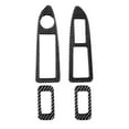 thumbnail image 3 of 4Pcs Carbon Fiber Window Button Panel Trim Cover for Chrysler 300 2008-2010, 3 of 4