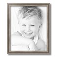 thumbnail image 2 of ArtToFrames 14x17 inch Muted Warm Silver Picture Frame, Silver MDF Poster Frame (4681), 2 of 8