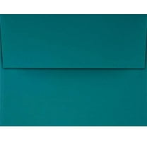 LUXPaper A4 Invitation Envelopes, 4 1/4 x 6 1/4, 80 lb. Teal Blue, 50 Pack