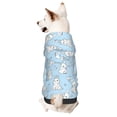 thumbnail image 1 of Fotbe Rabbit And Bird Sudadera con Estampado para Perros Pequeños – Suéter con Capucha para Mascotas, Tela Suave de Forro Polar con Bolsillo-Large, 1 of 7