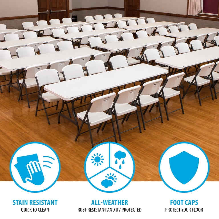 Lifetime Folding Table & Chair Set - 108 ct Heavy-Duty - Walmart.com