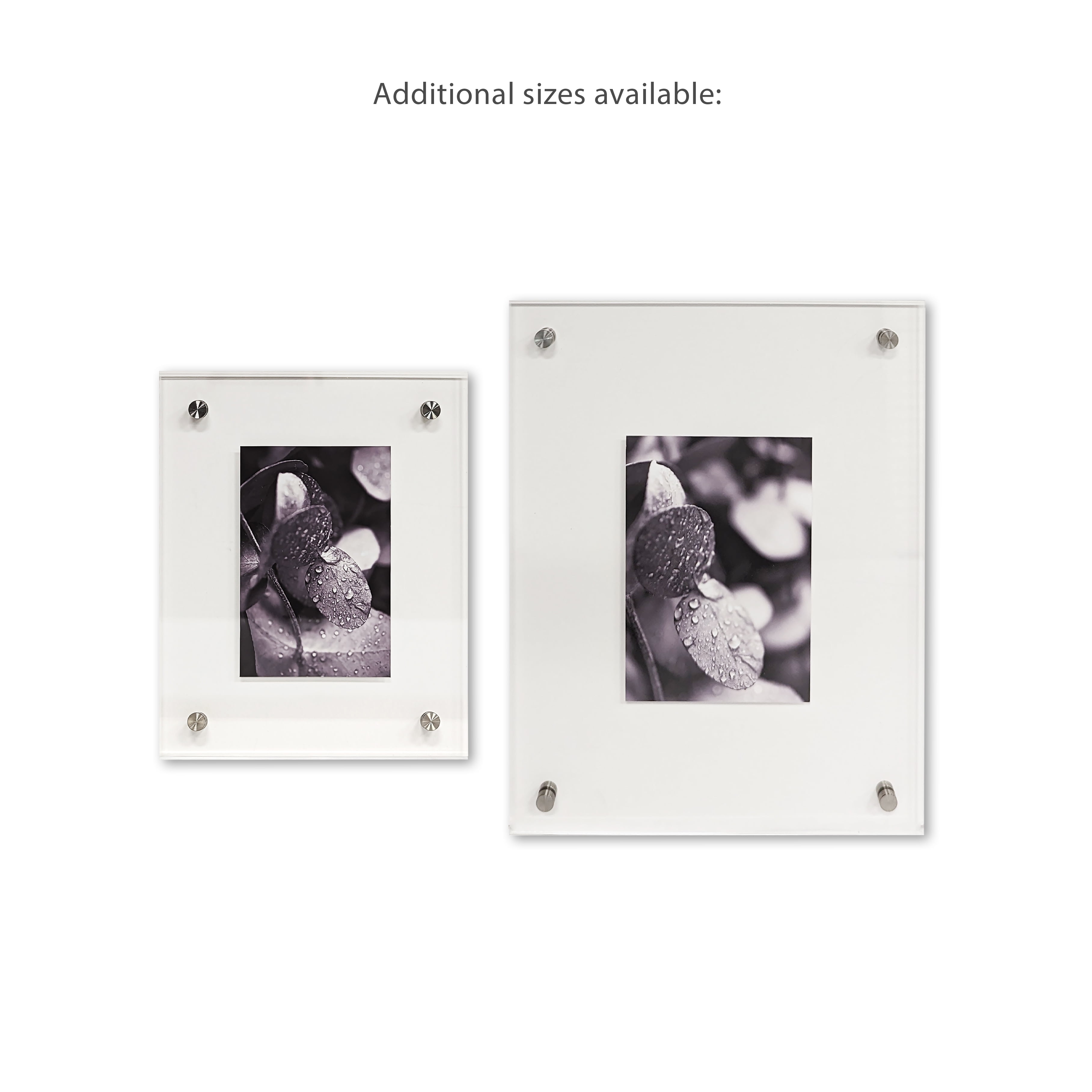 Better Homes & Gardens – 8x10 Picture Frame – Clear Acrylic Float Wall Photo Frame