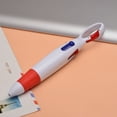 thumbnail image 5 of Manunclaims Ballpoint Pen Retractable Multi-use Smooth Writing Easy Use Durable Write Four Neon Colors with Carabiner Keychain Student Ballpoint Pen for Student, 5 of 8