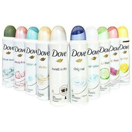 Women’s Dove Antiperspirant Spray Deodorant, (Dovo Best Quality Black 5 8)