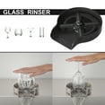 thumbnail image 4 of TORVA Glass Rinser SUS304 Stainless Steel Cup Washer Heavy Duty 10 Nozzles Bronze Bottle Rinser,All Black, 4 of 6
