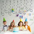 thumbnail image 3 of Guirnalda colgante Injueey PVC decorativa 6 uds para fiestas Negro 27.5 pulgadas, 3 of 6