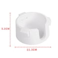 thumbnail image 3 of SAYOO Portavasos antiderrames, Posavasos Impermeable con Pegamento Inferior, Portavasos con Aislamiento Térmico para la Oficina en casa, 11.3 * 5.3 cm SAYOO casual, 3 of 7