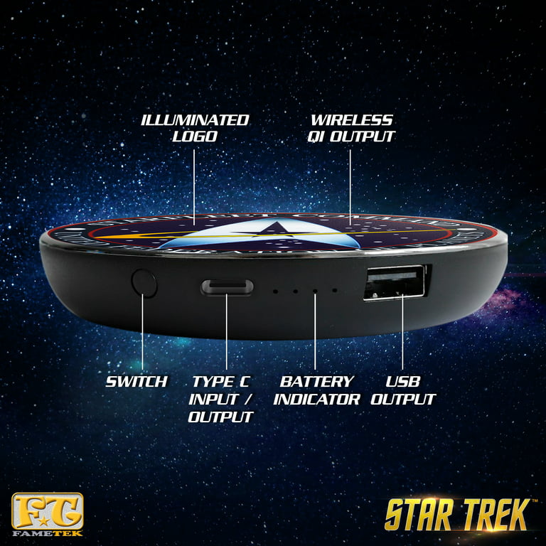 Star Trek Starfleet Command Qi Wireless Charger