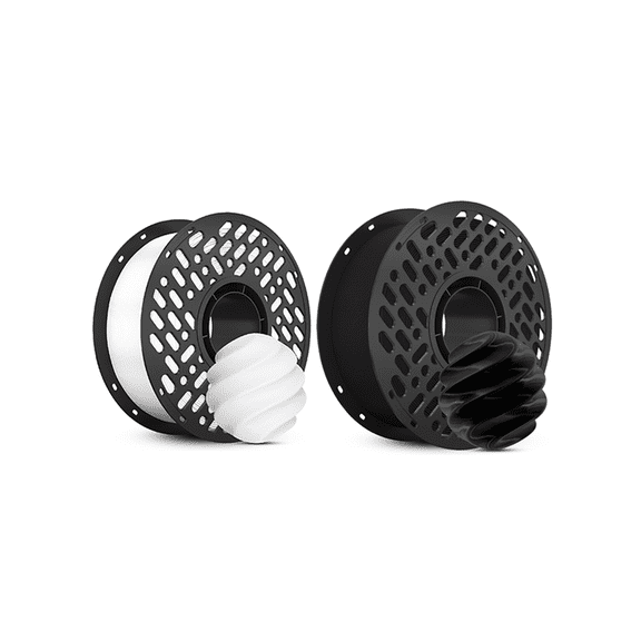 Cailab PLA  3D Print Filament 2 pack for FDM 3D Printer Printing Materials, 1KG per Spool, 1.75mm Diameter, Black and White