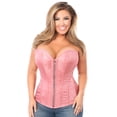 thumbnail image 4 of Top Drawer Dusty Rose Brocade Steel Boned Corset, 4 of 4