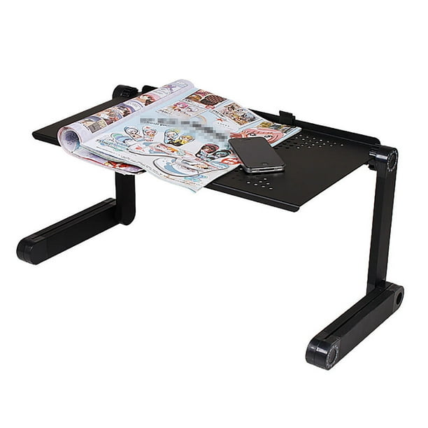 Table de lit pour ordinateur portable de 17 po, réglable avec pieds  pliables - PrimeCables®