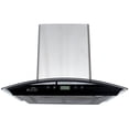 thumbnail image 1 of Campana De Cocina Ecocinare 60 cm De pared Acero Inoxidable y Vidrio templado con 3 velocidades, 1 of 5