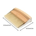 thumbnail image 3 of Mini Broom and Dustpan Set Small Metal Dustpan and Brush Set Hand Whisk Broom for Home Office Desktop Sofa Pet Care Household Cleaning (sisal Hemp bristles, Yellow), 3 of 3
