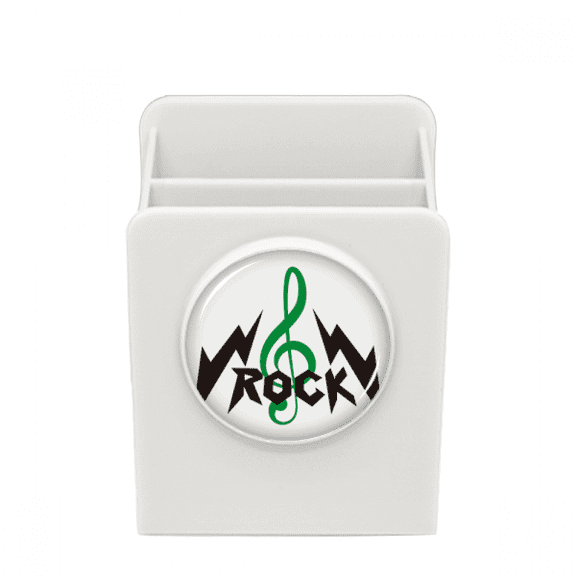 Rock Roll High Notes Intense Desk Pencil Holder Cup Pen Organizer