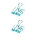 thumbnail image 1 of stanreset 1/2/3 20 Pieces Metal Paper Clip Anti-rust Unfading Solid Color Replacement Home Office File Examination Papers Clips Blue 25mm 2PCS, 1 of 6