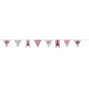 Perfectly Paris Pennant Banner - Party Decor - 1 Piece