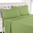 thumbnail image 3 of Lux Decor Collection Twin XL Size 4 Piece Sheets Set - Microfiber Deep Pocket Bed Sheets & Pillowcases - Green, 3 of 11