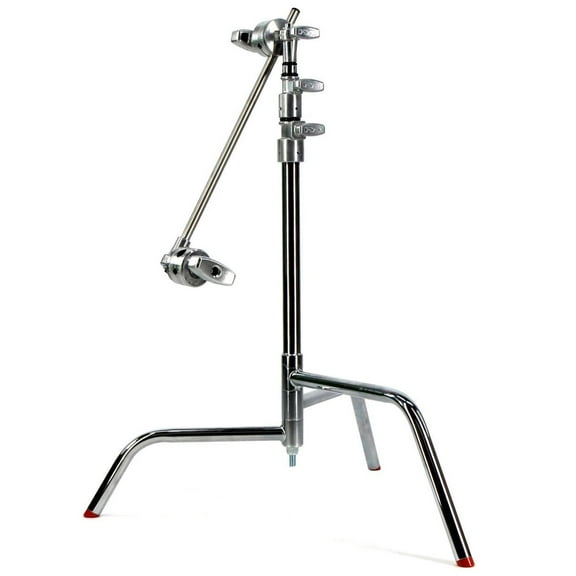 Matthews 20" Double Riser C-Stand with Grip Head and Arm, Chrome