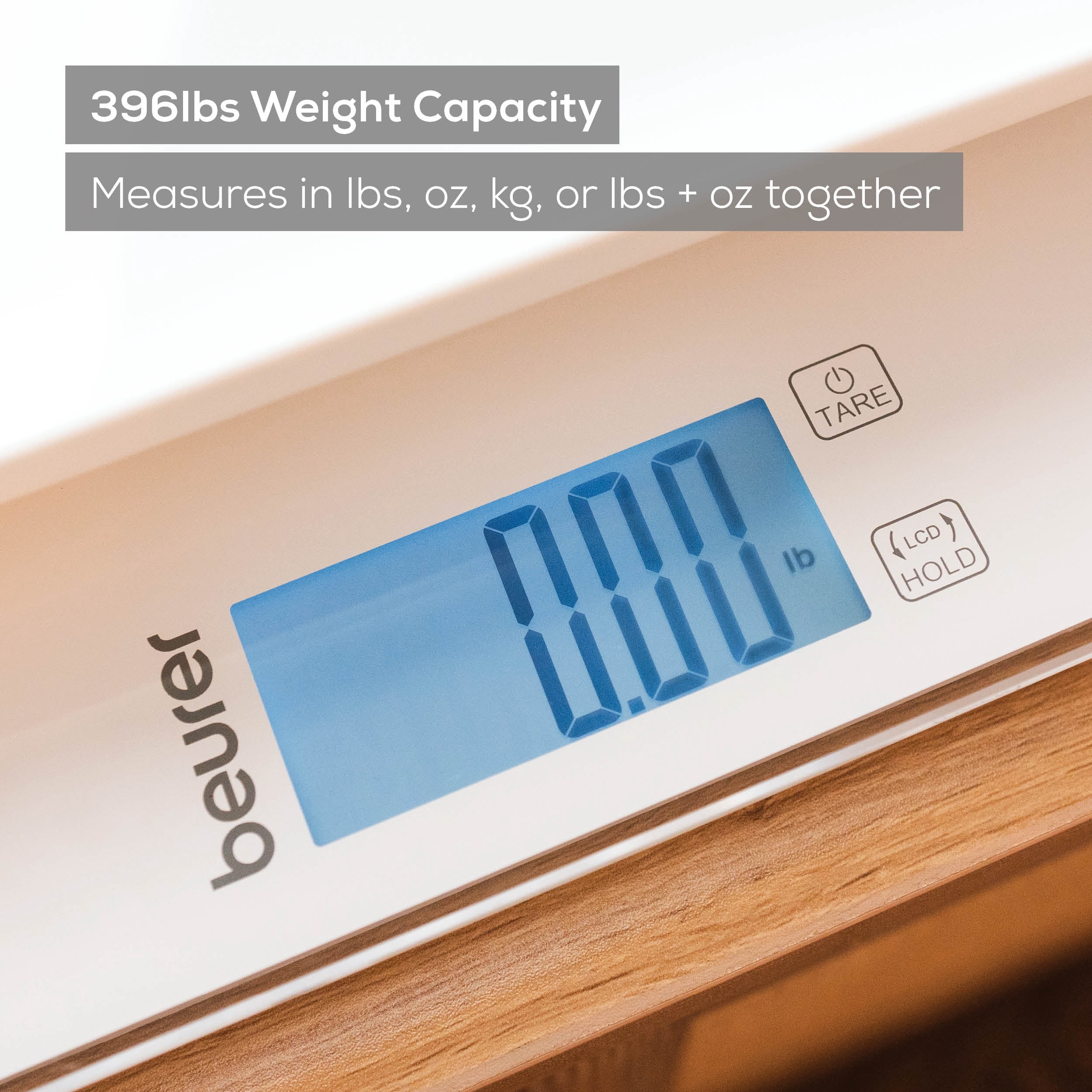 Beurer Multifunctional Baby Scale for Infants, Kids, Adults, and Pets, BY82