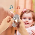 thumbnail image 3 of Mobutofu 2Pcs Small Musical Instruments for Kids Finger Cymbals Silver Round, 3 of 6