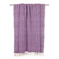 thumbnail image 2 of Design Imports CAMZ34286 Aubergine Chevron Chevron Couverture Jeter, 2 of 2
