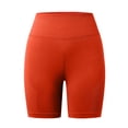 thumbnail image 5 of Pantalones cortos sin costuras con efecto lifting para mujer - Pantalones de gimnasio y yoga de cintura alta - Nailon y spandex - Tallas XS-XL, 5 of 5