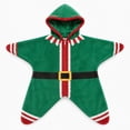 thumbnail image 6 of EnJoCho Baby Christmas Star Shaped Sleep Sack Hooded Zipper Closure Soft Fleece Warm Wearable Swaddle Blanket Winter Festive Outfit for Baby Boys Girls, 6 of 7