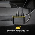 thumbnail image 2 of Scosche DCLSPD402SW 12V Adapter with Dual USB C Power Ports Black, 2 of 5