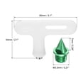 thumbnail image 2 of Uxcell 1/4" Carbon Steel Track Spikes Sports Shoes Spikes Replacement Accessories with Wrench Green 40 Pack, 2 of 6