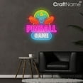 thumbnail image 3 of Craftnamesign Pinball Neon Light for Game Room Decor, Man Cave Decor, Pinball Lover Gift, 3 of 5